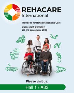 Discover our new ceiling lift and sliding sheet portfolio at Rehacare Hall 1/A82 Discover our new ceiling lift and sliding sheet portfolio at Rehacare Hall 1/A82